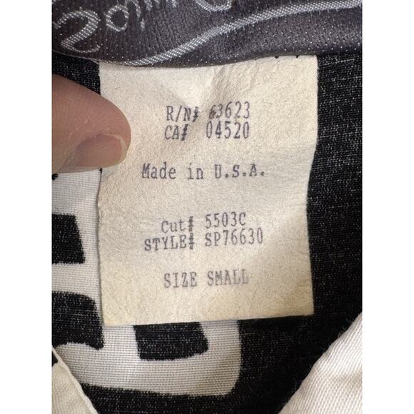 Saint Germain White Black Gambling Card Printed Bedazzled Blouse Short Set Small - Picture 7 of 15